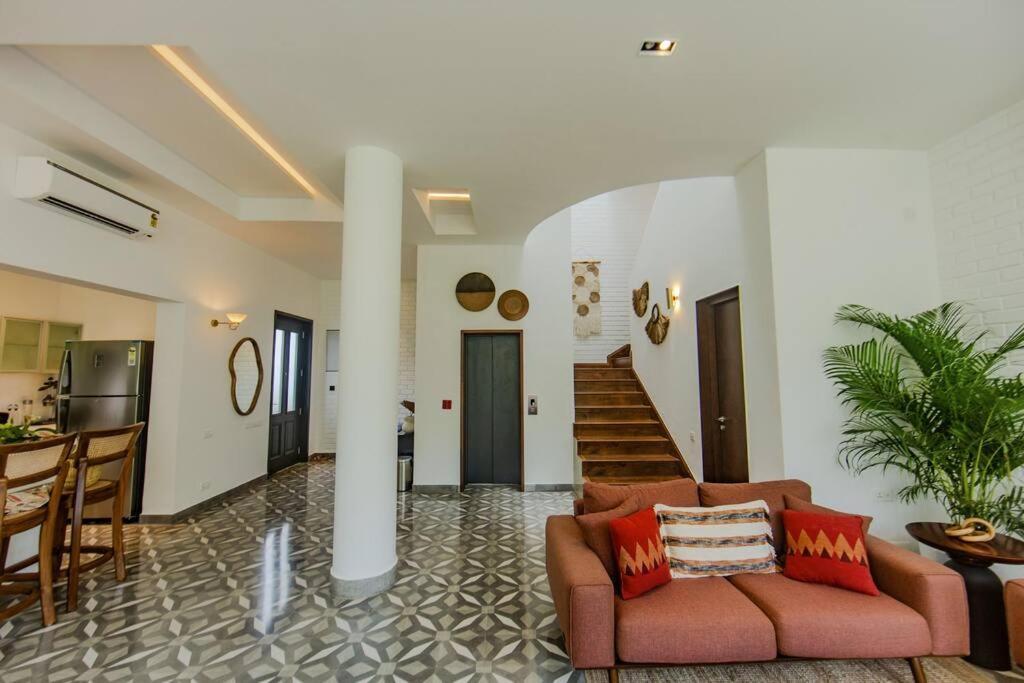 Presidential Luxury Villa Anjuna With Pvt Pool & Bathtub, Most Prime Location מראה חיצוני תמונה