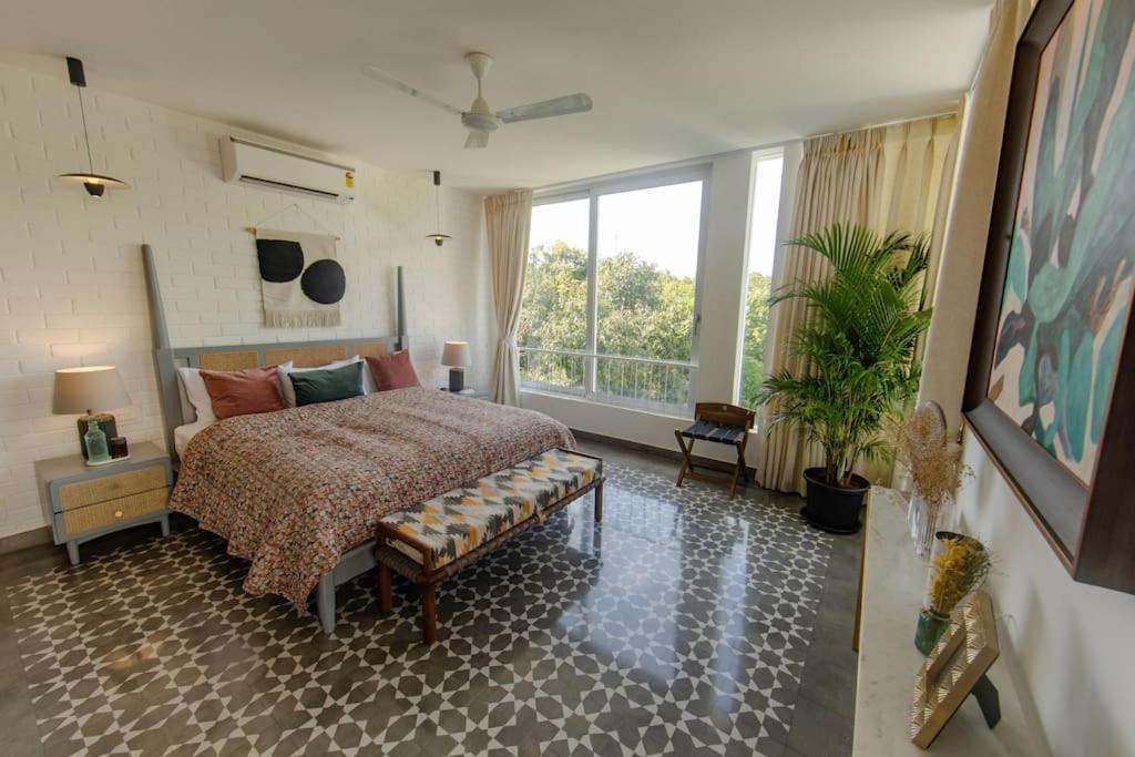 Presidential Luxury Villa Anjuna With Pvt Pool & Bathtub, Most Prime Location מראה חיצוני תמונה